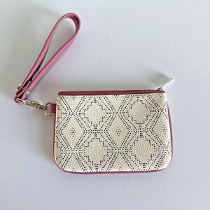 Thirty One Petite Rubie Coin Purse Springtime Geo Pebble 6x4 NEW